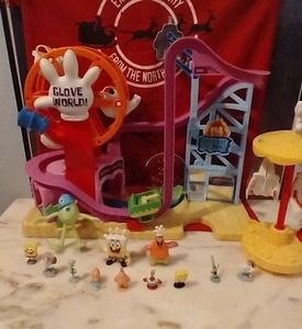 SpongeBob SquarePants imaginext glove world playset complete